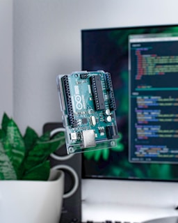 green and black circuit board