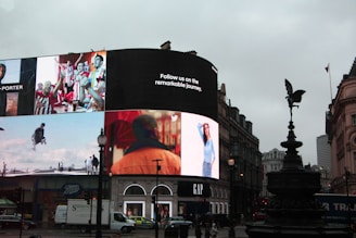 monitor displaying girl