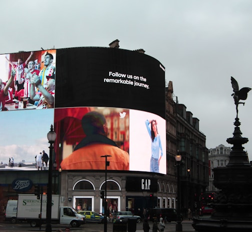 monitor displaying girl