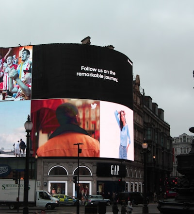 monitor displaying girl