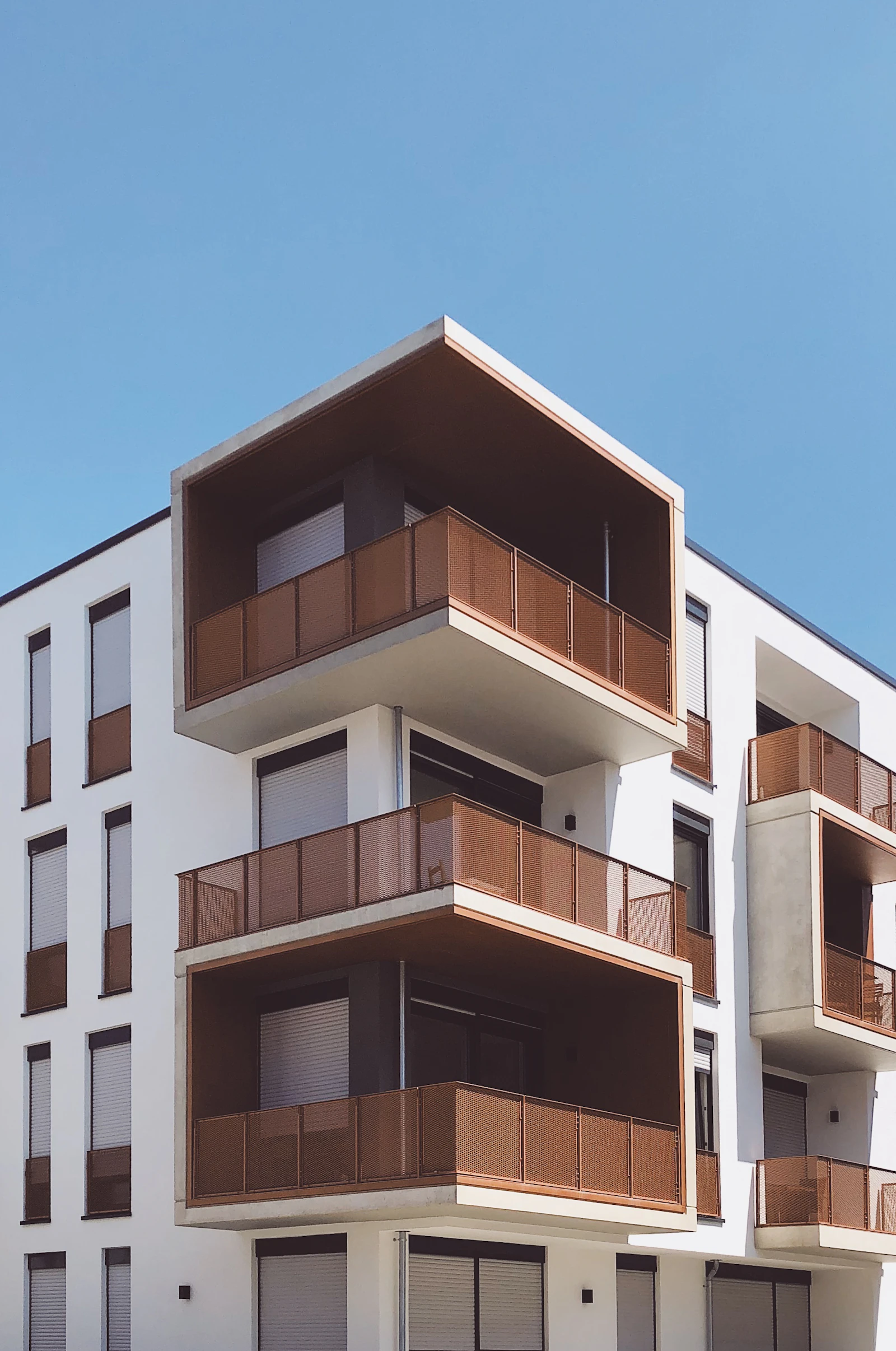 Contemporary condominium exterior
