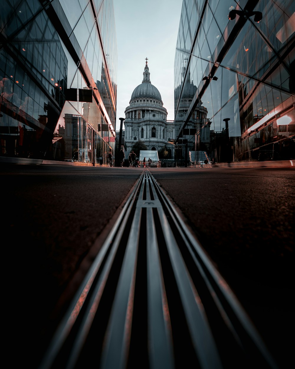 road near buildings