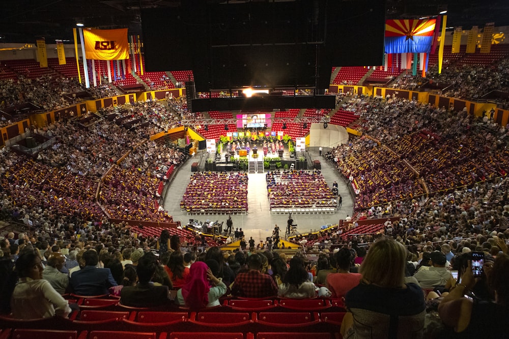 audience inside hall