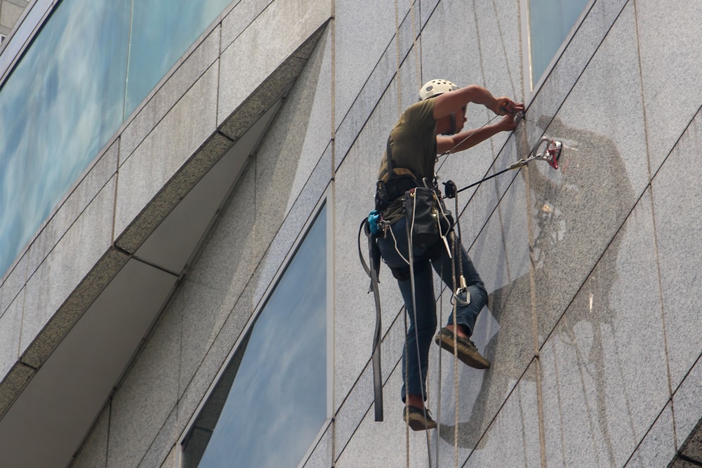 man painting of on wall