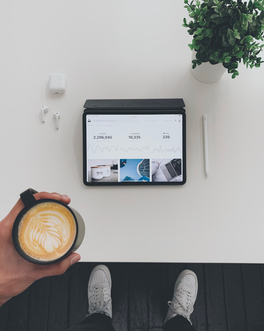 A customer managing their account online