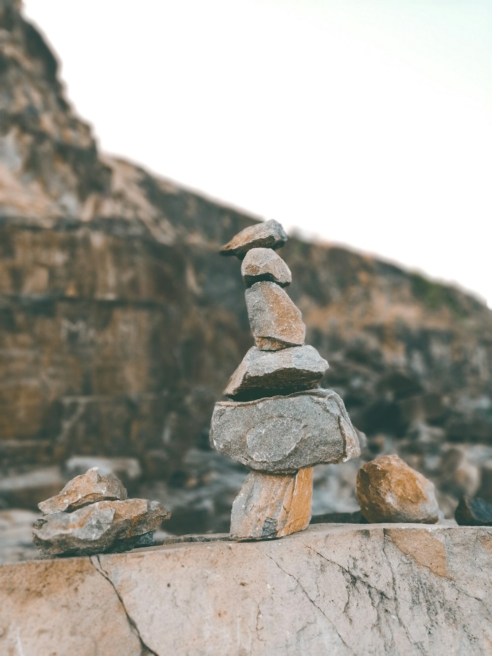 gray and brown rock formations