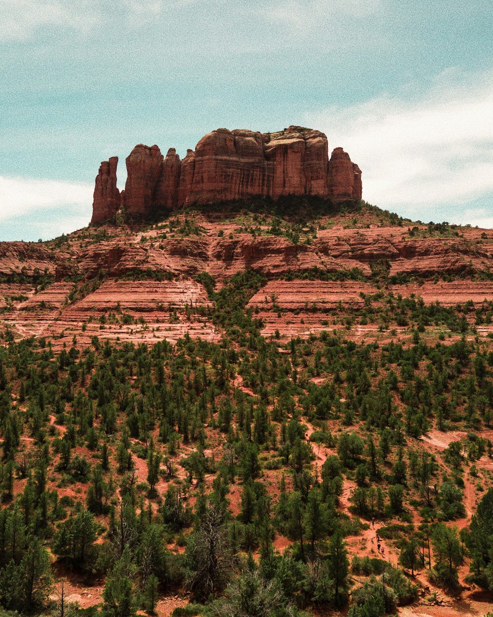 rock formation during daytime