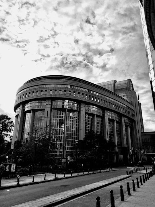 building in European Parliament Belgium