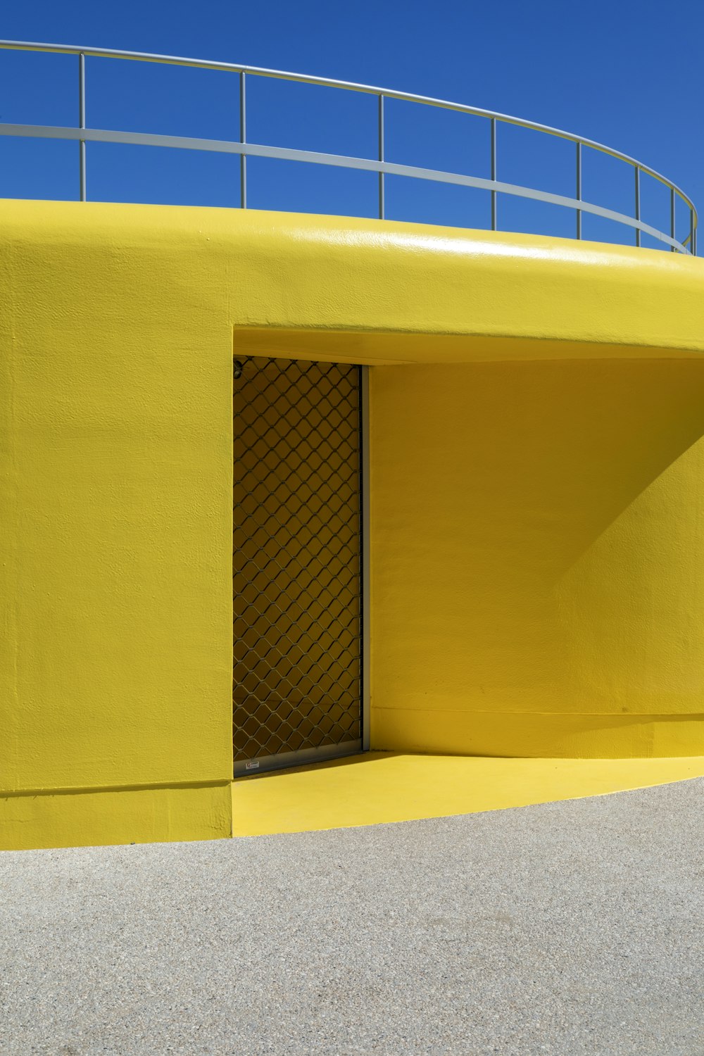 yellow building