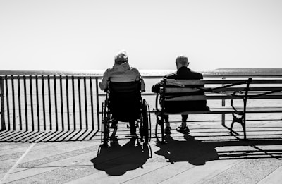 couple sitting on the bench