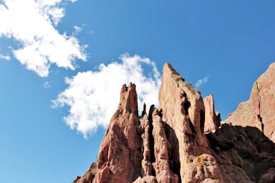 brown rock formation during daytime settlers google meet background