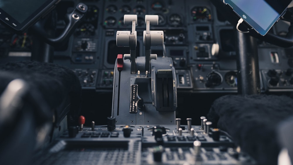 airplane instrument panel