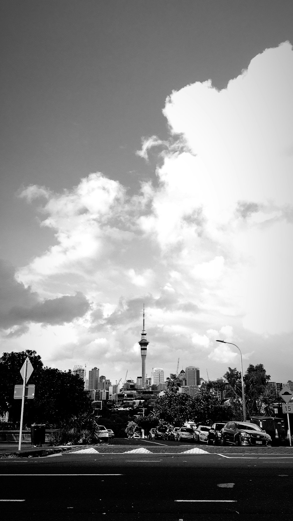 grayscale photography of CN Tower, Canada