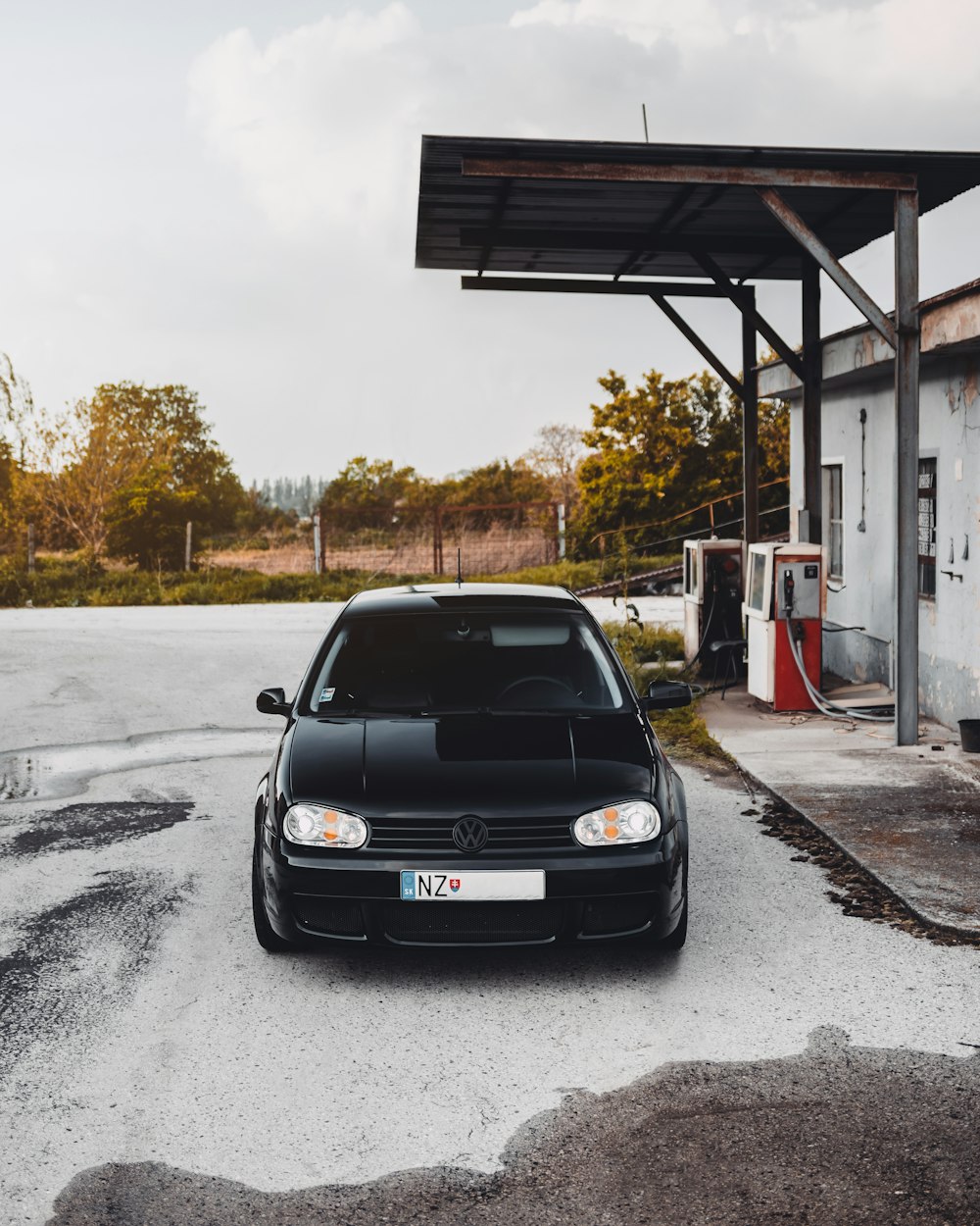 coche Volkswagen negro