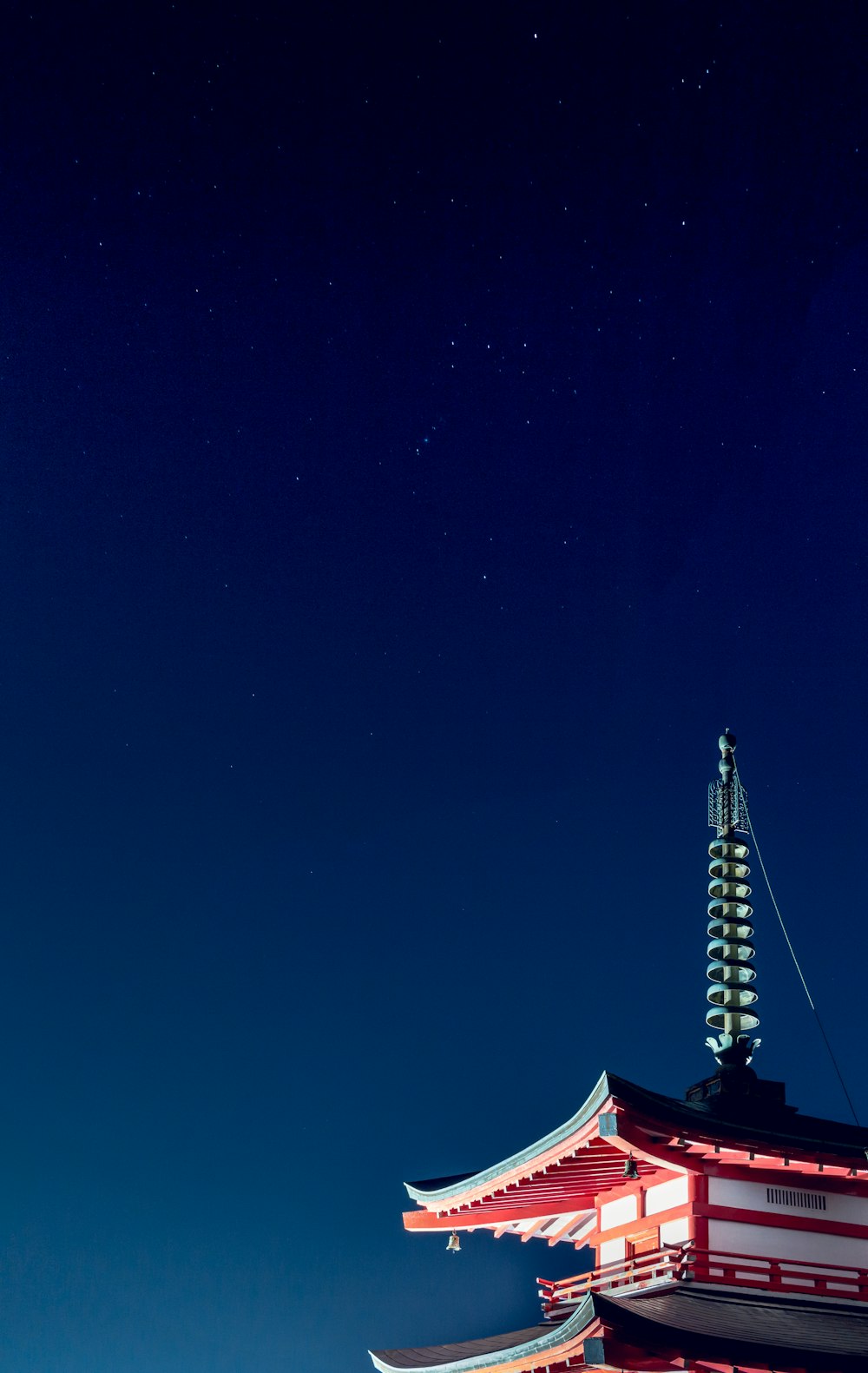 low angle photo of red and white temple