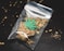 ground cannabis in clear plastic bag