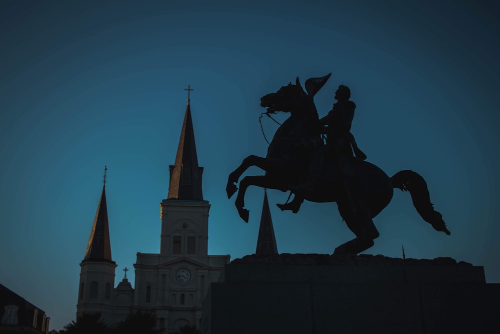 St. Louis Cathedral during golden hour