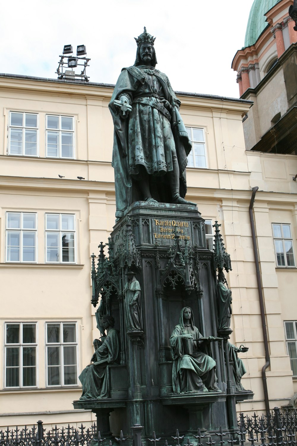 Statue of Charles IV at Prague Czech Republic
