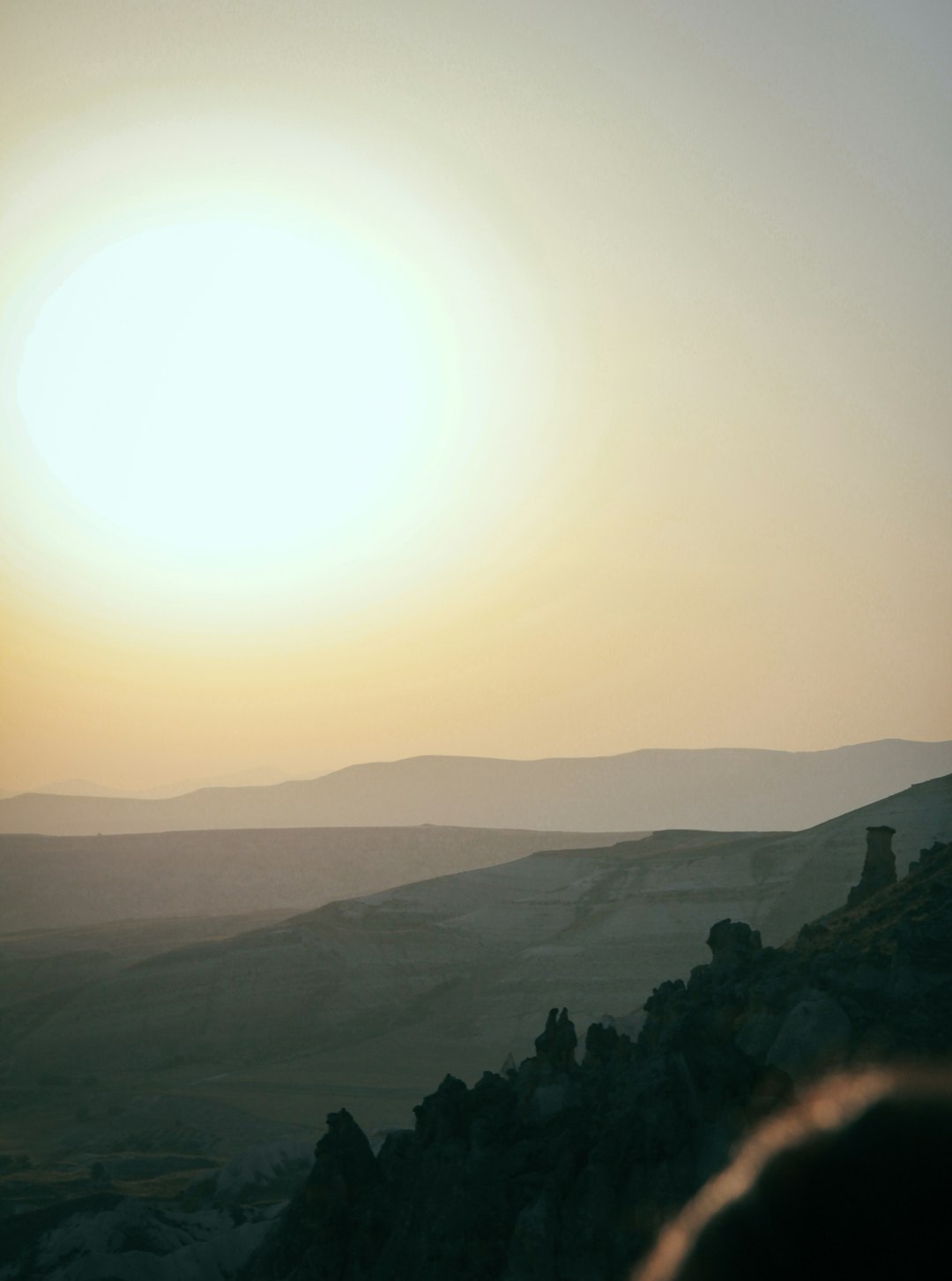 aerial photography of mountains during golden hour