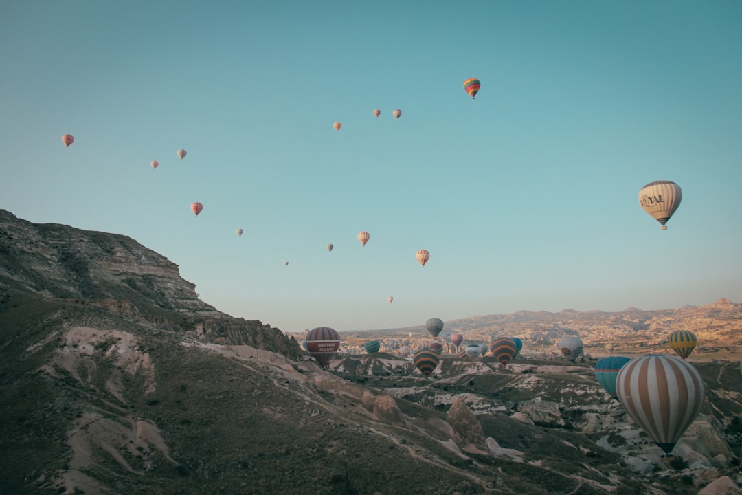 assorted-color of hot air balloons