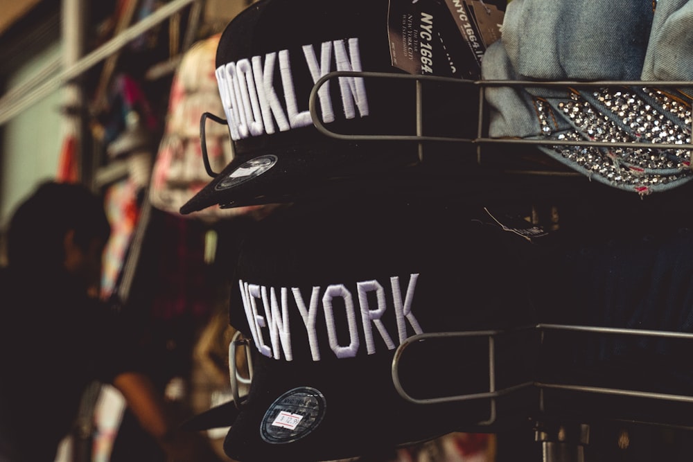 black New York cap
