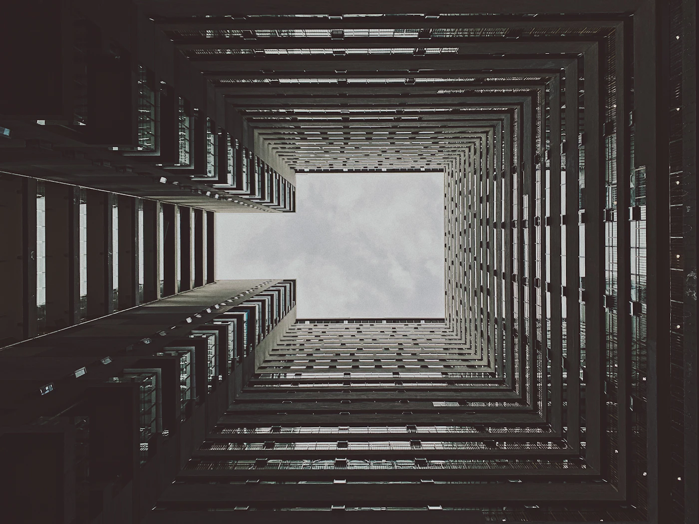 High-rise · low angle