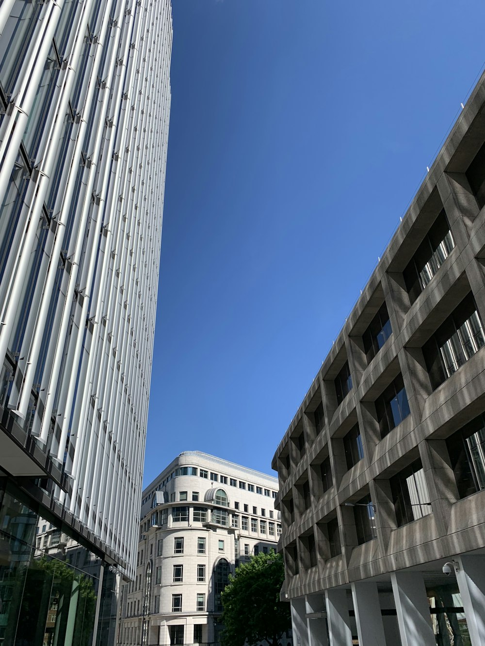 low-angle photography of buildings