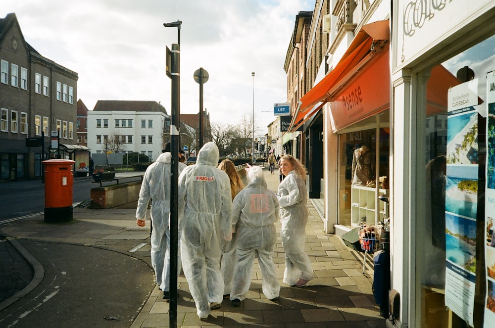 women's white suit