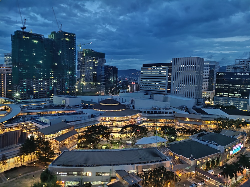 bird's eye view photography of buildings