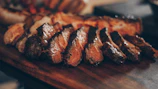 cooked sliced meat