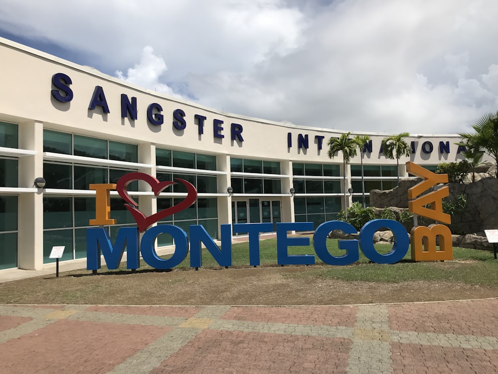 I love Montego Bay freestanding signage