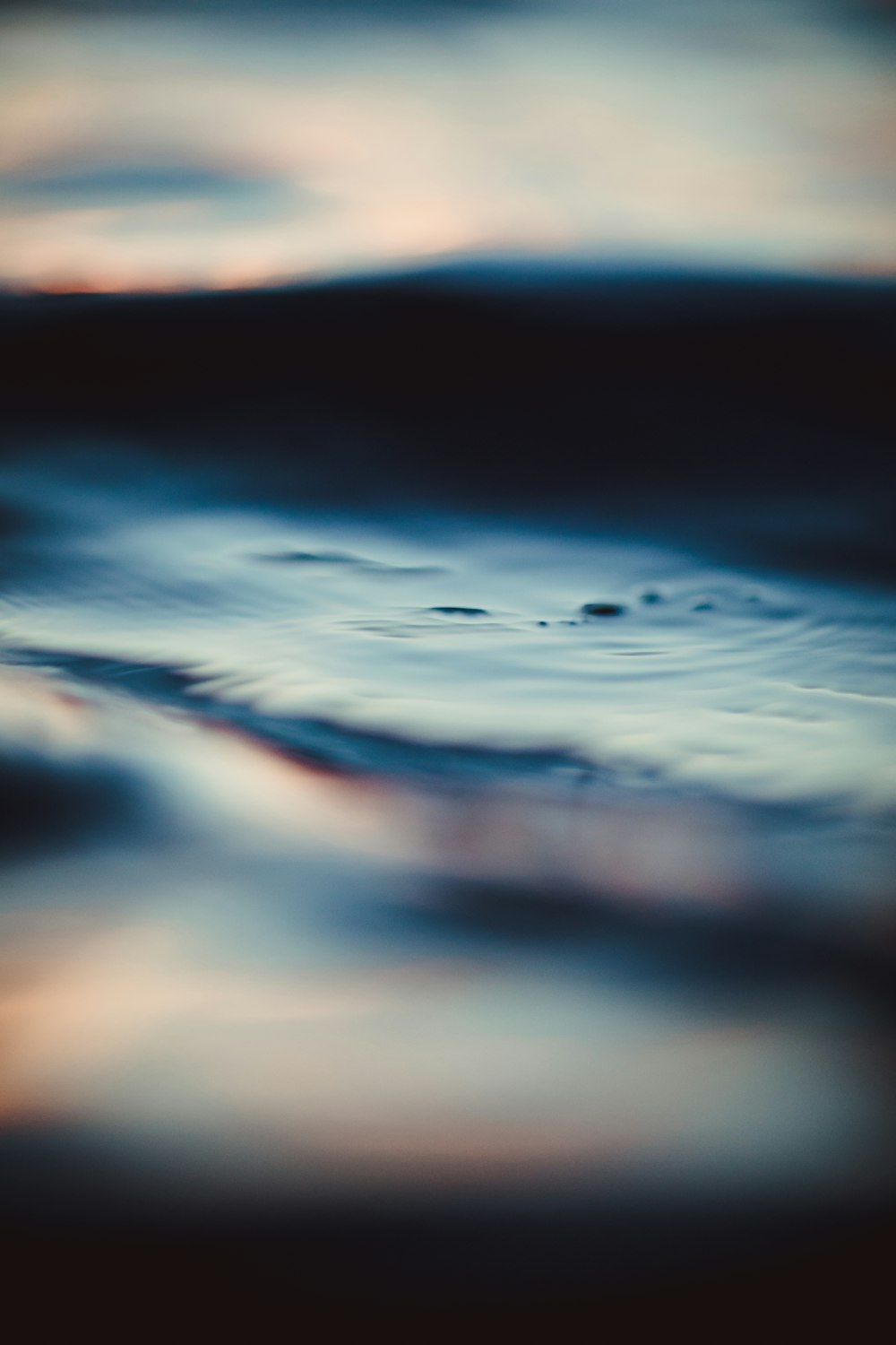 closeup photography of calm waters