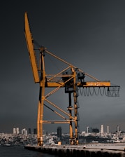 yellow metal frame