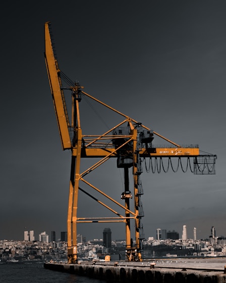 yellow metal frame