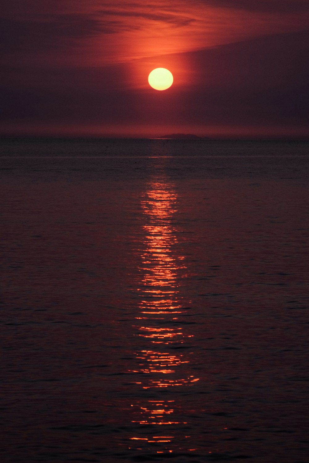 body of water during golden hour