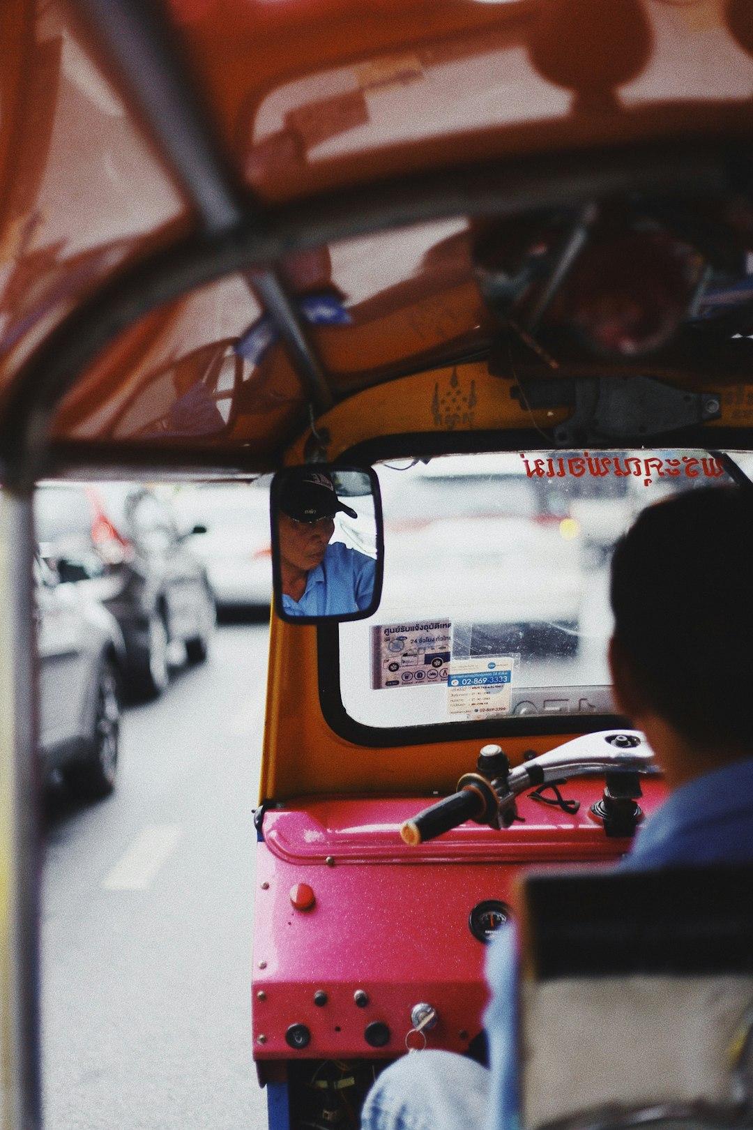 man driving autorickshaw