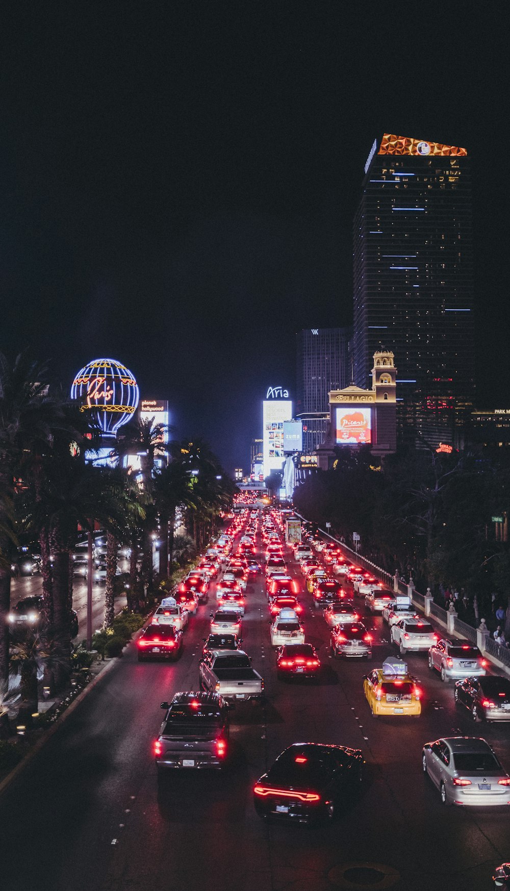 cars on road