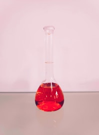 clear-glass tube on white table