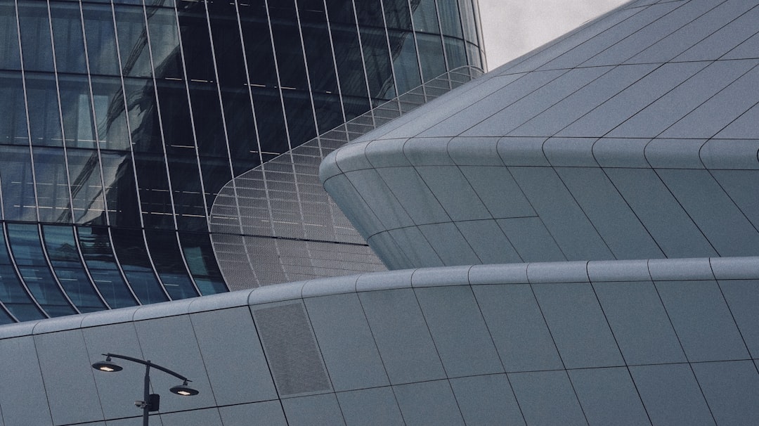 building beside lamppost,