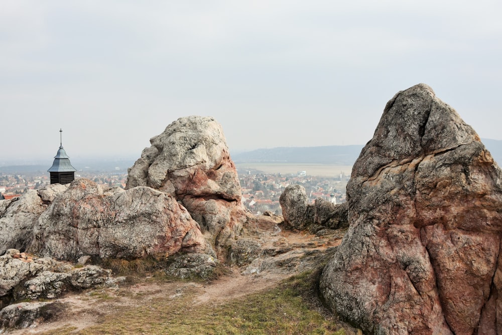 rock formation during daytime