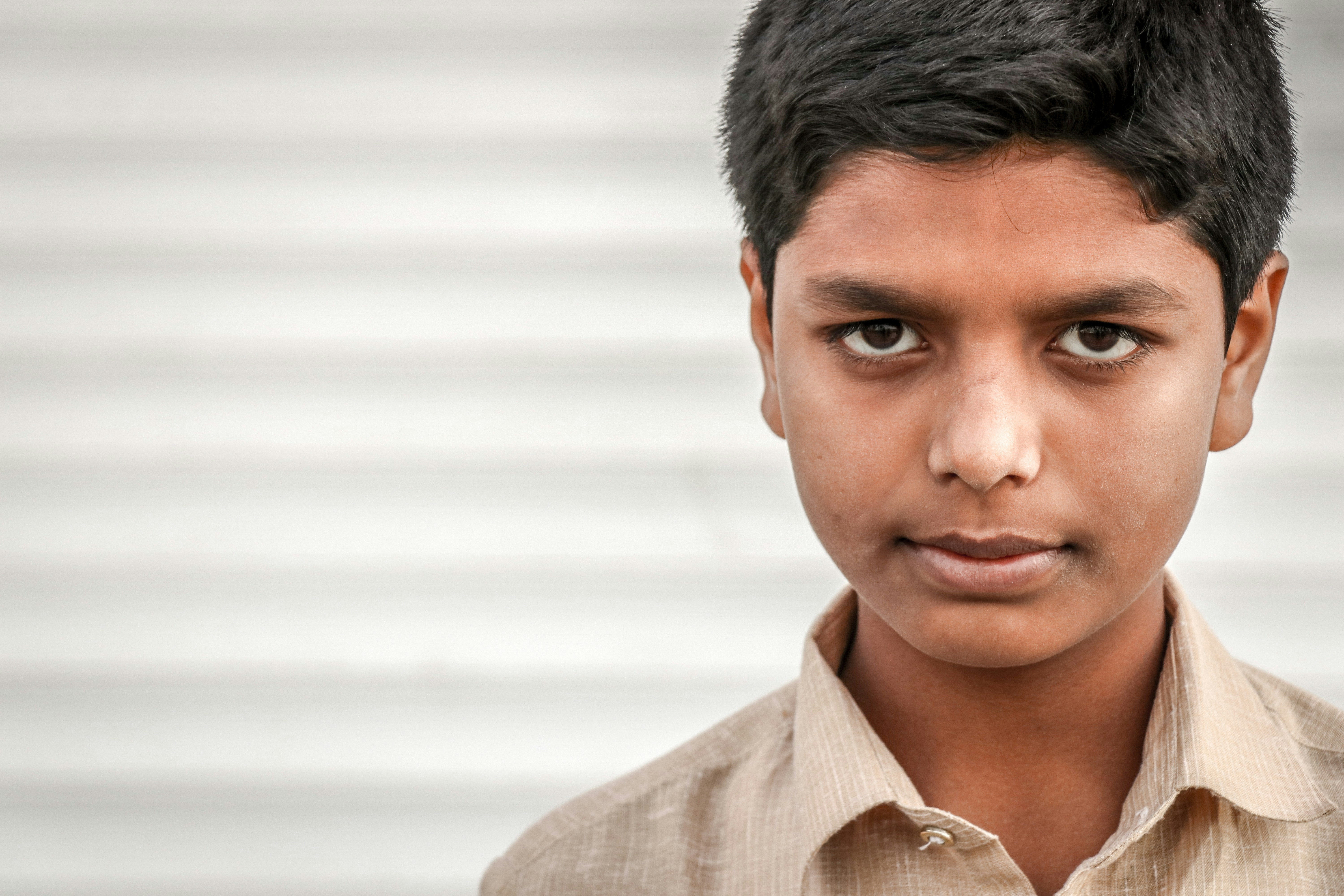 Student speaking confidently