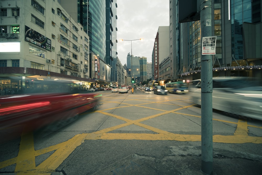 time-lapse photography of city during daytime