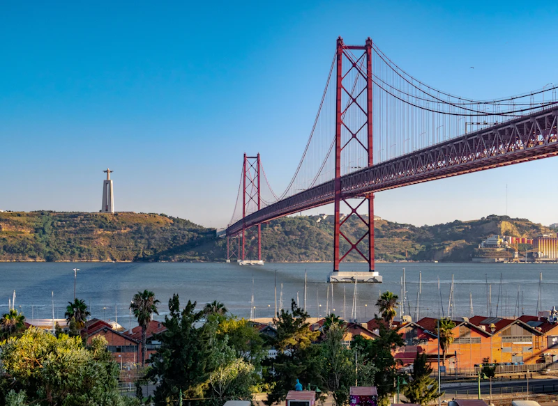 Lisbon bridge over the Tagus river — Iberian market hub