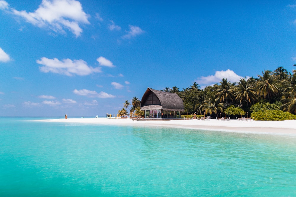 gazebo in beach