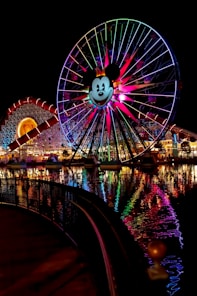 multicolored ferris-wheel during nighttime