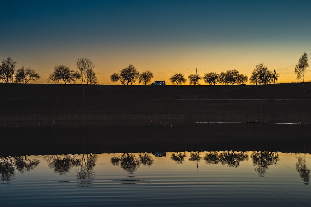 calm water during daytime