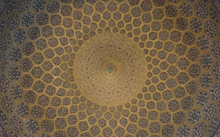 yellow textile