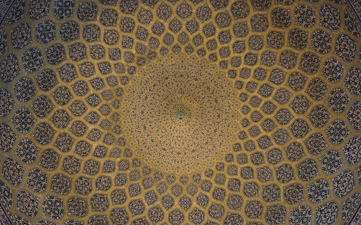 yellow textile