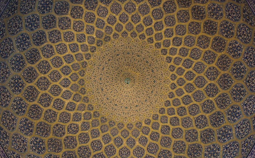 yellow textile,
