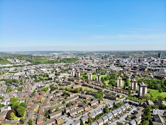 aerial photography of houses